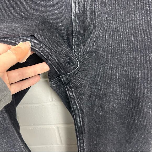 Abercrombie & Fitch Curve Love The 90s Slim Straight Cross Waist Jean Size 24 - Picture 6 of 10